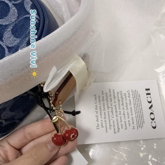 NEW Coach Women’s CAA74 Jamie Camera Bag In Signature Denim - Picture 10 of 10